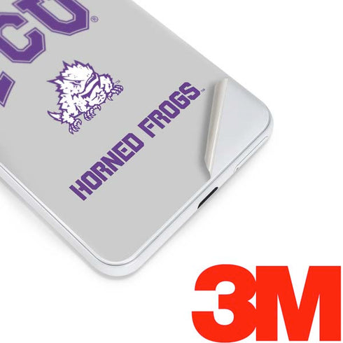 Texas Christian University Horned Frogs Logo Print Google Pixel 3 Skin